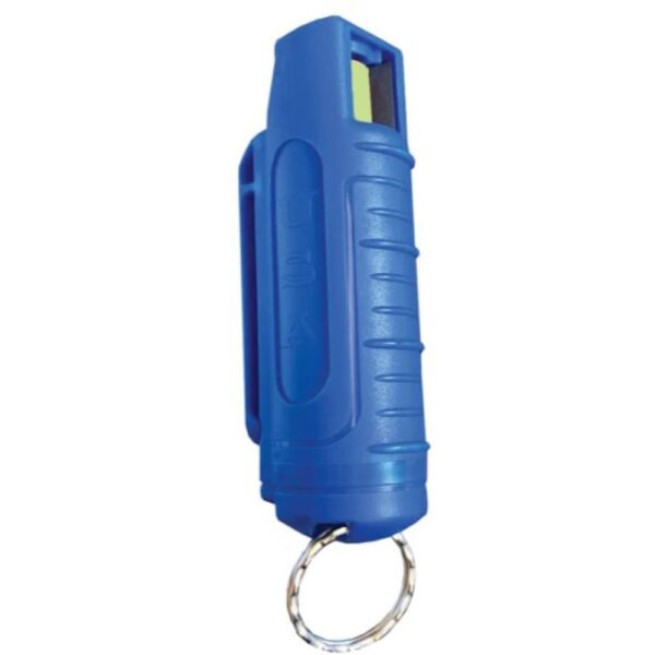 PSP 1/2 oz. Blue Heat Pepper Spray w/BLUE hard case & key ring - Precision Shot Firearms