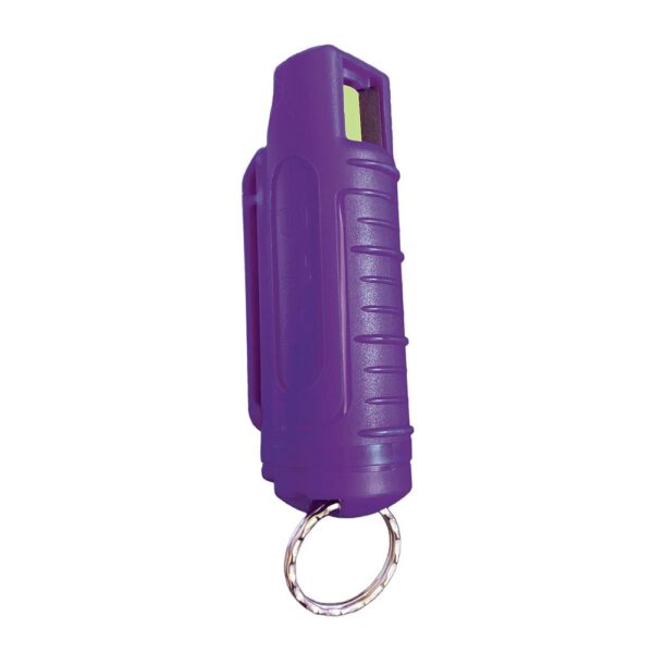 Personal Security Products Blue Heat Pepper Spray Canister with Case and Key Ring 1/2 oz Purple - Precision Shot Firearms