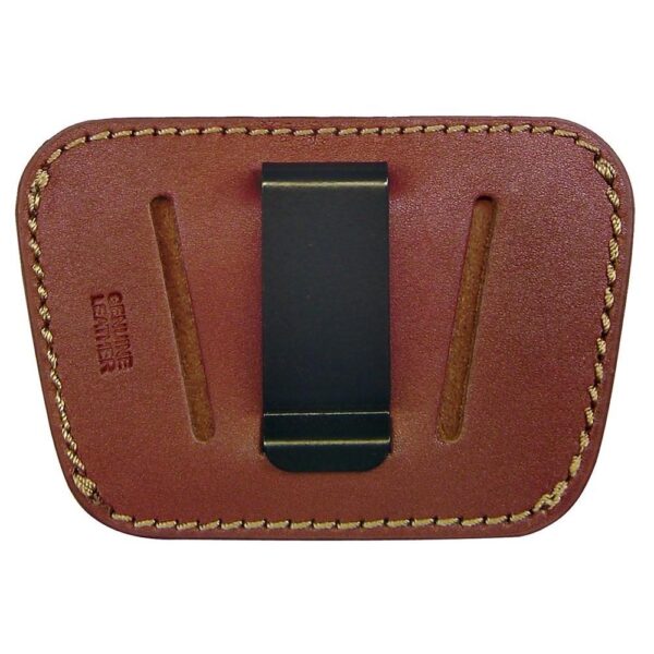 Personal Security Products Homeland Concealment Belt Slide Holster with Removable Clip M/L Brown Ambi - Precision Shot Firearms