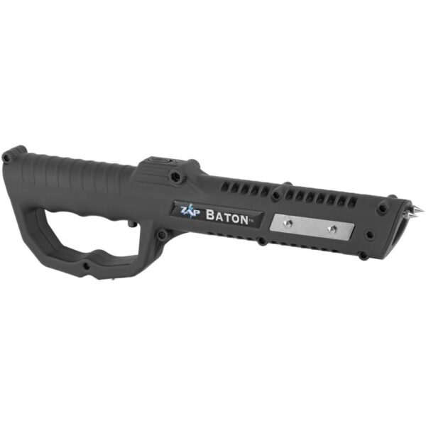 Personal Security Zap Baton Stun Gun with LED Flashlight 1000000 Volt Black - Precision Shot Firearms