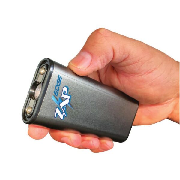 Personal Security Products Zap Edge Rechargeable USB Power Bank LED Stun Gun 950K Grey - Precision Shot Firearms