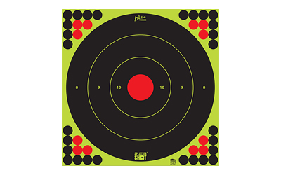PRO-SHOT TARGET 17" GRN BULLSEYE 5PK, SKU PROLONGRANGE-1725-5PK