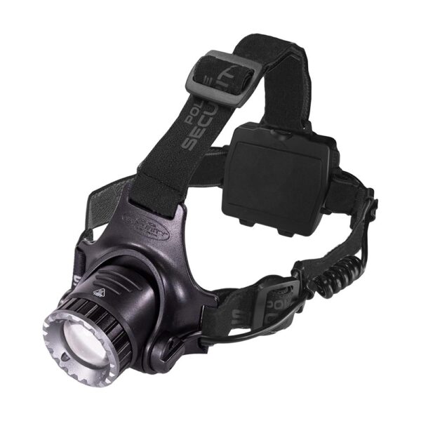Police Security Flashlights Long Throw Headlamp 500 Lumens Black - Precision Shot Firearms