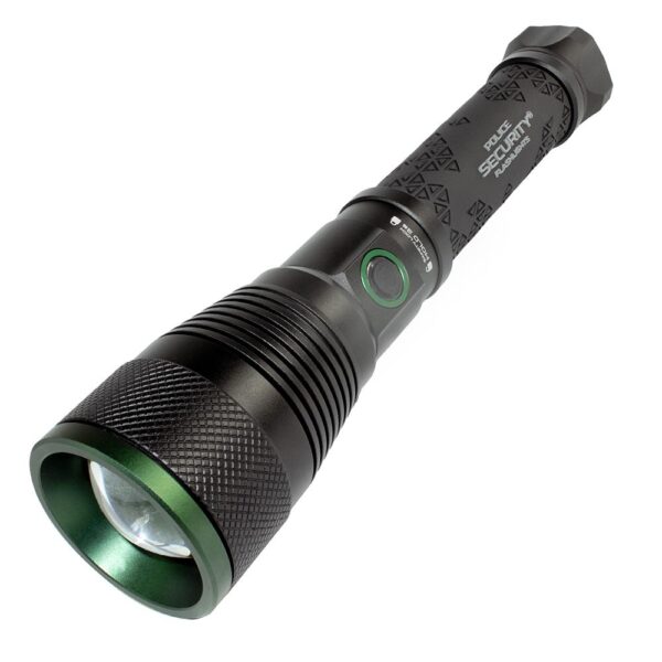 Police Security Flashlights Skylar Rechargable Flashlight 10000 Lumens Black - Precision Shot Firearms