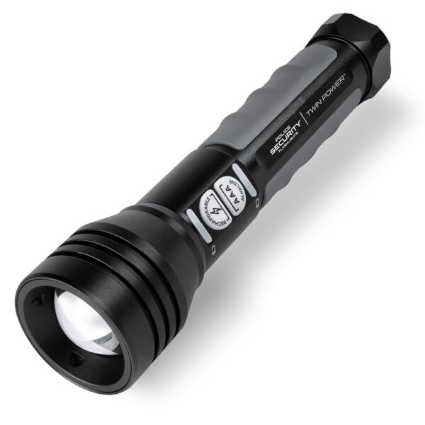 Police Security Flashlights Twin Power Flashlight 600 Lumens Black - Precision Shot Firearms