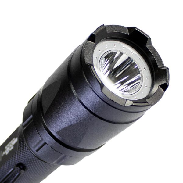 Police Security Flashlights Trac Tact LED Flashlight 350 Lumens Black - Precision Shot Firearms