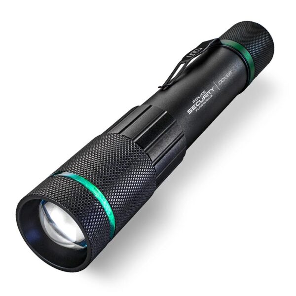 Police Security Flashlights Dover Rechargeable Flashlight 800 Lumens Black - Precision Shot Firearms