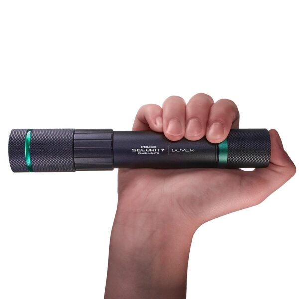 Police Security Flashlights Dover Rechargeable Flashlight 800 Lumens Black - Precision Shot Firearms