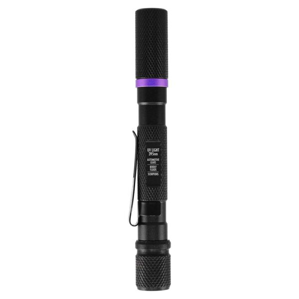 Police Security Flashlights UV Flashlight 395NM Black - Precision Shot Firearms