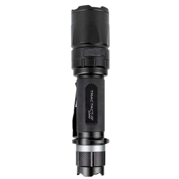 Police Security Flashlights Trac Tact Rechargeable LED Flashlight 1000 Lumens Black - Precision Shot Firearms