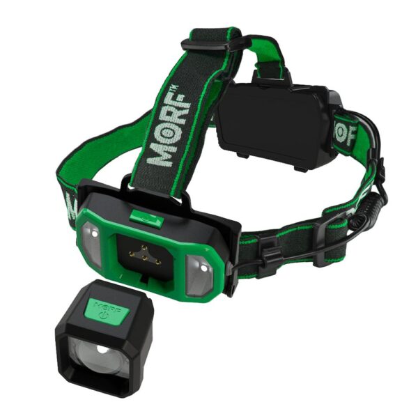 Police Security Flashlights MORF R700 Headlamp 700 Lumens Green - Precision Shot Firearms