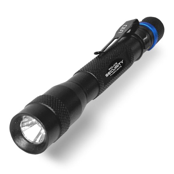 Police Security Flashlights Inspector Flashlight 50 Lumens Black - Precision Shot Firearms