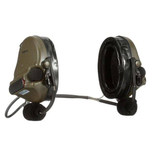 3M Peltor ComTac V Hearing Defender Headset Neckband Green - Precision Shot Firearms