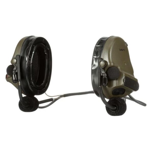 3M Peltor ComTac V Hearing Defender Headset Neckband Green - Precision Shot Firearms