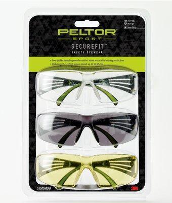 3M Peltor Sport SecureFit 400 Shooting Glasses Multiple Colors 3/ct - Precision Shot Firearms