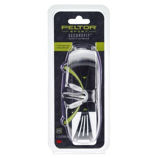 Peltor Sport Securefit 400 Shooting Glasses Clear - Precision Shot Firearms