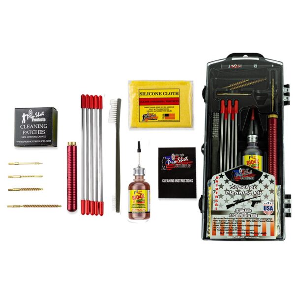 Pro-Shot .177 Air Rifle/Pistol and .17 Cal. Multi Section Rod Cleaning Kit - Precision Shot Firearms