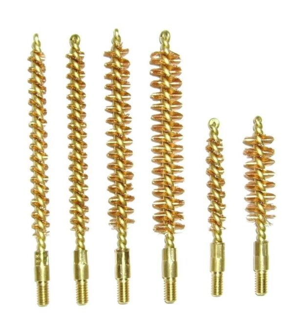Pro-Shot Benchrest Brass Core/Bronze Bristle Rifle Bore Brush (5/40 Thread) .17 cal - Precision Shot Firearms