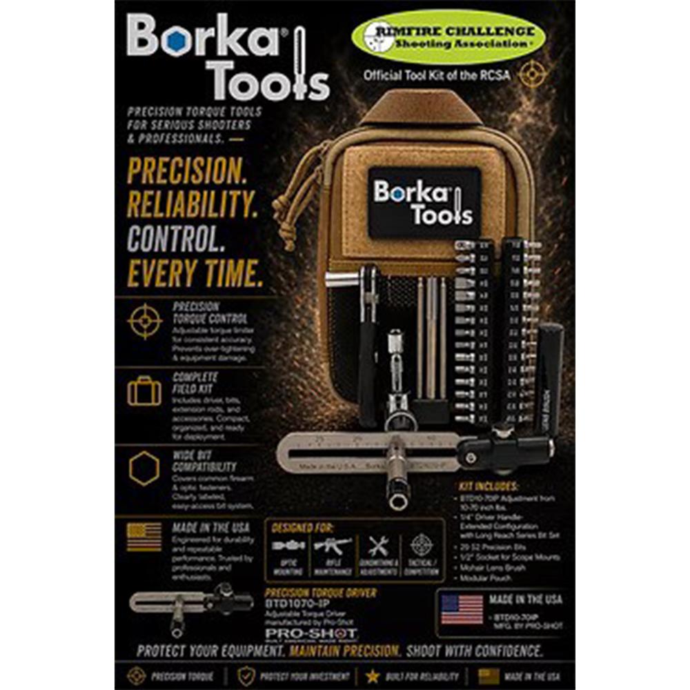 Borka Standard Configuration Tool Kit with 3 pc Extension Bit Set - Precision Shot Firearms