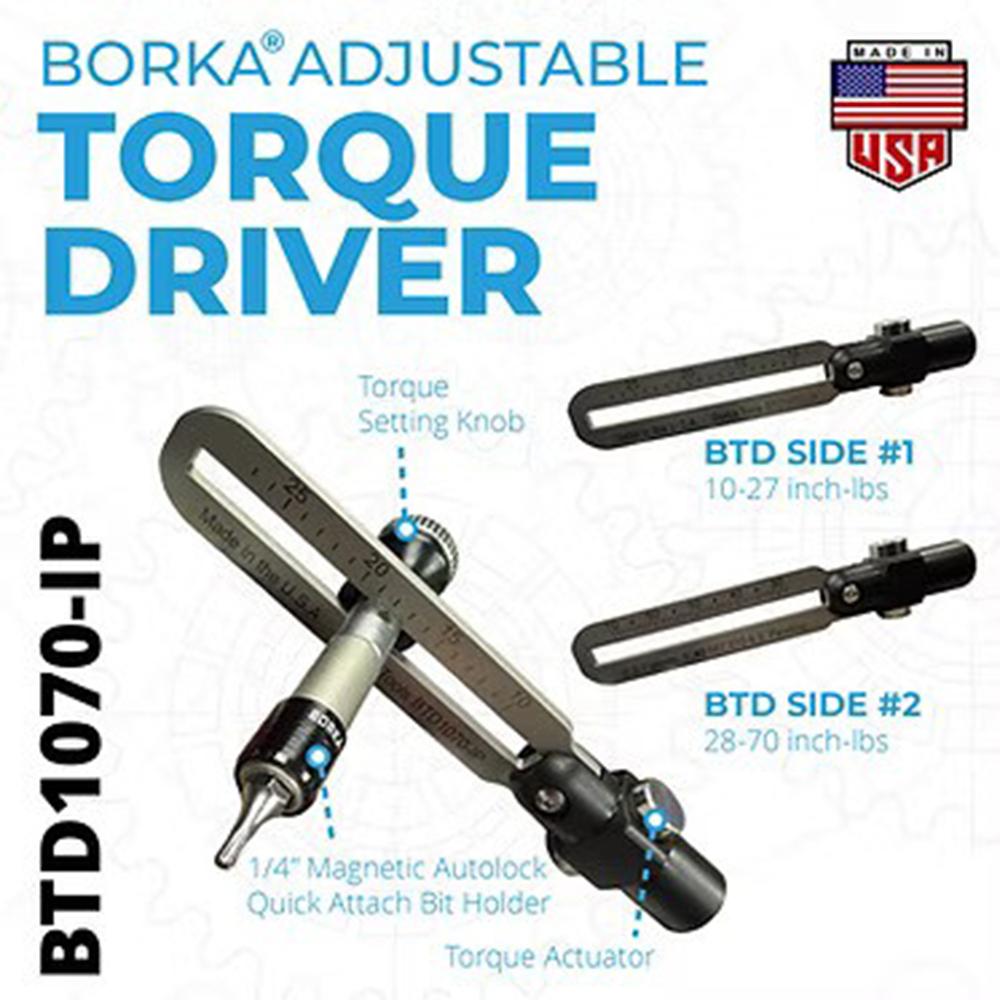 Borka Standard Configuration Tool Kit with 3 pc Extension Bit Set - Precision Shot Firearms