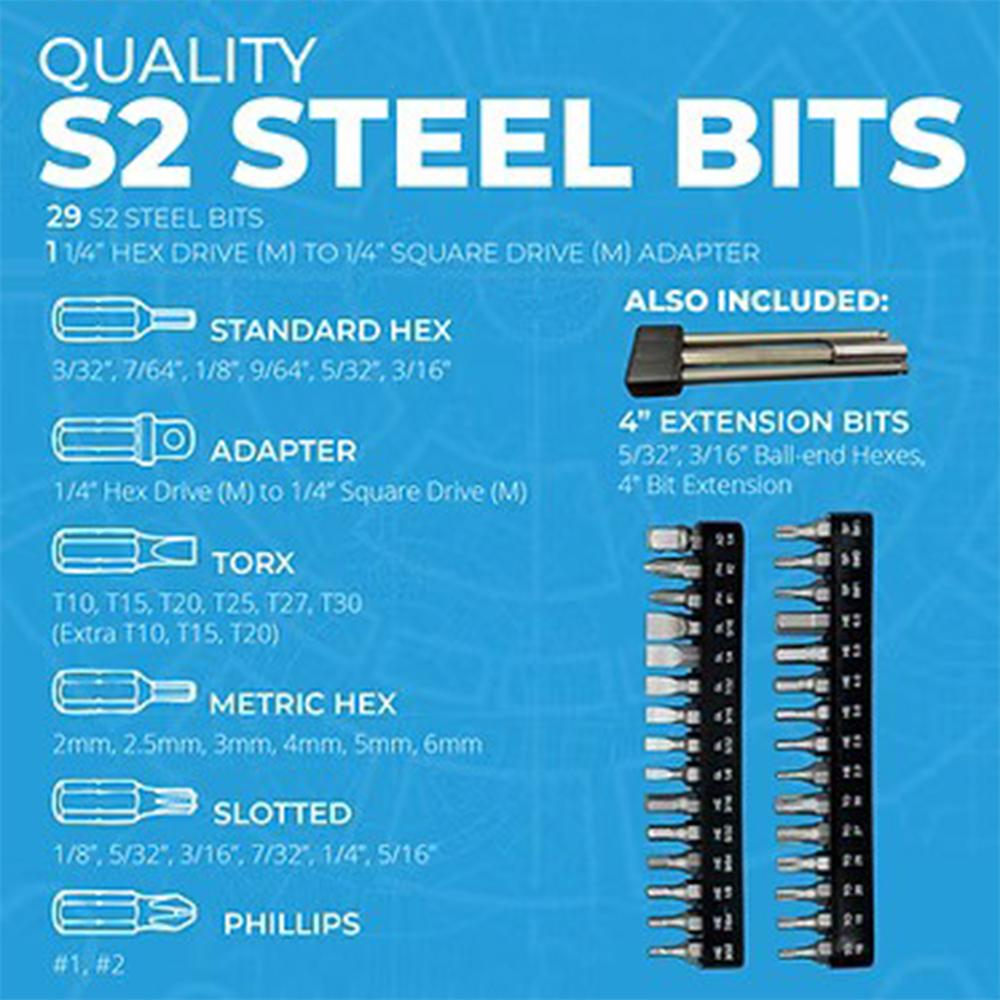 Borka Standard Configuration Tool Kit with 3 pc Extension Bit Set - Precision Shot Firearms