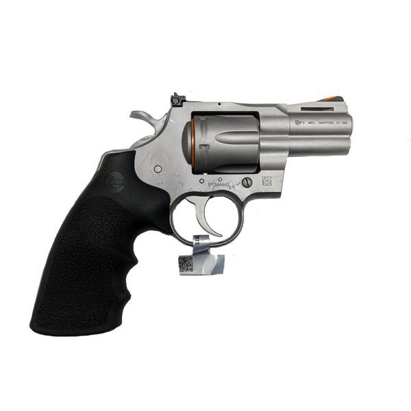Colt Python 357 Handgun .357 Mag 6rd Capacity 2.5" Barrel Matte Stainless with Black Hogue Grips - Precision Shot Firearms