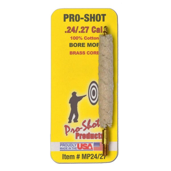 Pro-Shot Bore Mop (8/32 Thread) .24-.27 cal - Precision Shot Firearms