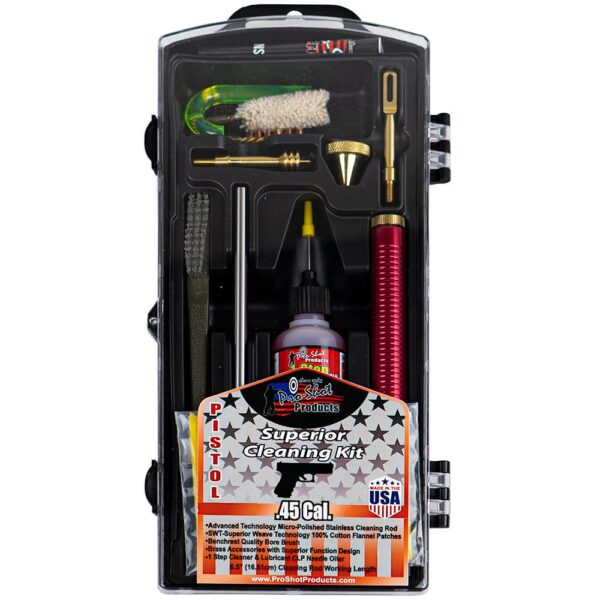 Pro-Shot Handgun Classic Box Cleaning Kit .45 Cal - Precision Shot Firearms