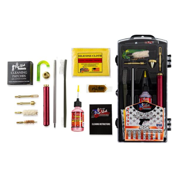 Pro-Shot Handgun Classic Box Cleaning Kit .45 Cal - Precision Shot Firearms