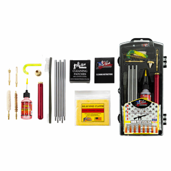 Pro-Shot 9mm Luger Handgun Carbine Caliber (Rifle) Classic Cleaning Kit - Precision Shot Firearms