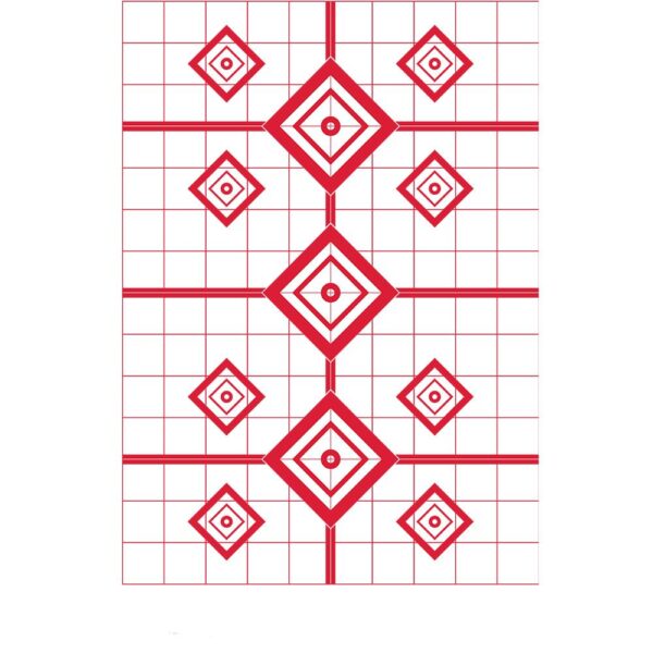 Pro-Shot 200 Yard Rifle Sight in Target 23" X 35" Red 5/ct - Precision Shot Firearms