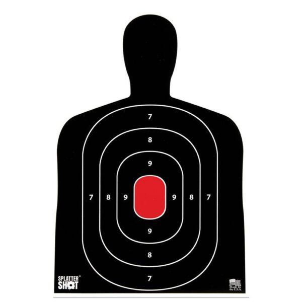 Pro-Shot Silhouette Paper Targets 12x18 Splatter Shot 8/ct - Precision Shot Firearms