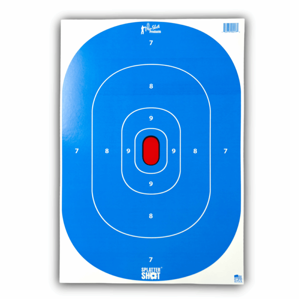 Pro-Shot Splattershot Silhouette Insert Paper Target Hi-Vis 12"x18" 8/ct - Precision Shot Firearms