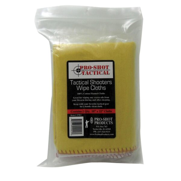 Pro-Shot Tactical Shooters Wipe Cloths - Precision Shot Firearms