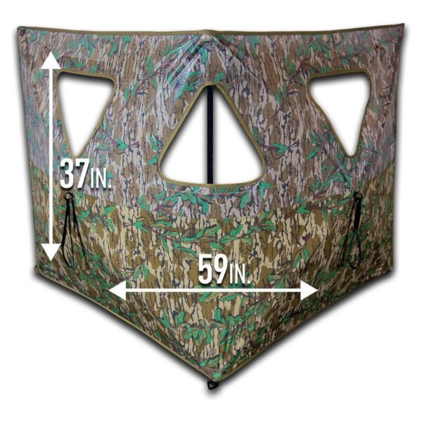 Primos Double Bull Stakeout Blind - Mossy Oak Greenleaf - Precision Shot Firearms