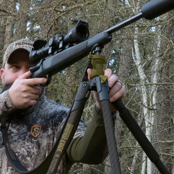 Primos Edge Carbon Fiber Shooting Stick FDE with Spartan Technology - Precision Shot Firearms