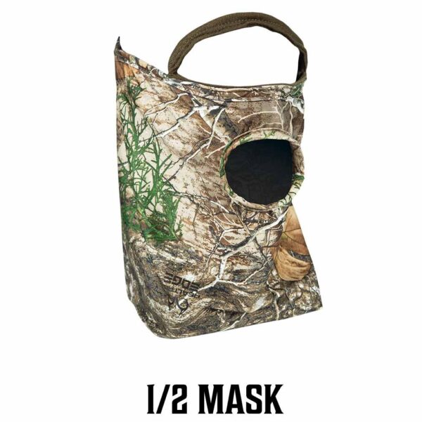 Primos Stretch Fit Mask - RealTree Edge Camo 1/2 Face - Precision Shot Firearms