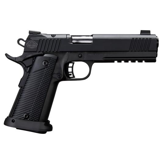 RIA USA 1911 A2 Tac Ultra AOS Handgun .45 Auto 13rd Magazine 5" Barrel Black - Precision Shot Firearms