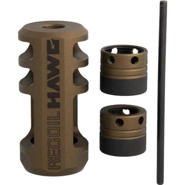 Browning Recoil Hawg Std. Muzzle Brake Smoked Bronze 5/8x24 and 1/2x28 - Precision Shot Firearms