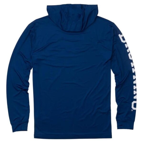 Browning Hooded Long Sleeve Sun Shirt Navy M - Precision Shot Firearms