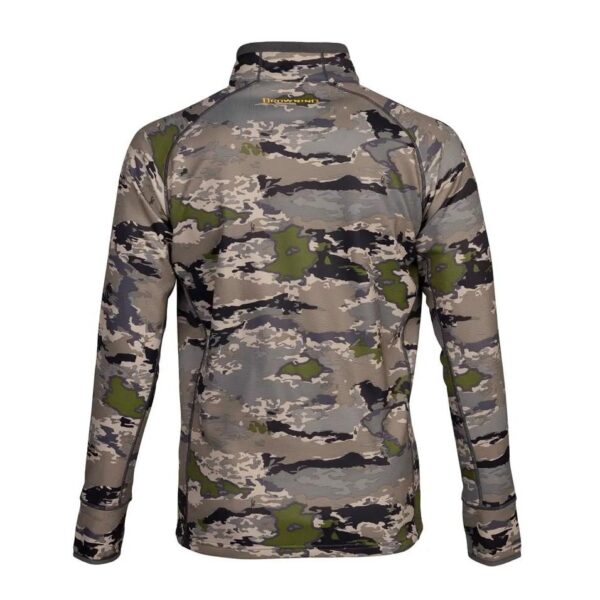 Browning Monroe 1/4 Zip Long Sleeve Shirt Ovix Camo L - Precision Shot Firearms