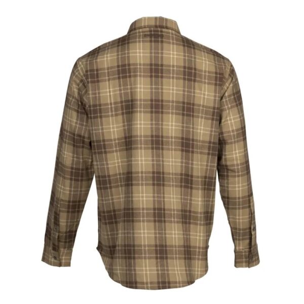 Browning Upland Flannel Long Sleeve Shirt Tan L - Precision Shot Firearms