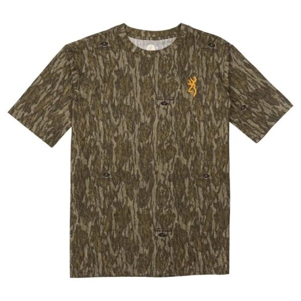 Browning Wasatch Short Sleeve T-Shirt Mossy Oak Bottomland M - Precision Shot Firearms