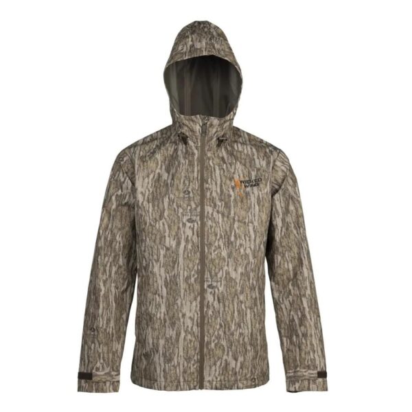 Browning Rain Shell Jacket Mossy Oak Bottomland L - Precision Shot Firearms