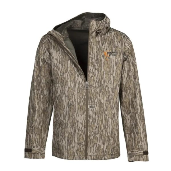 Browning Rain Shell Jacket Mossy Oak Bottomland S - Precision Shot Firearms