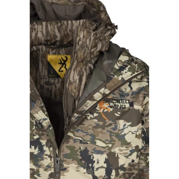 Browning Rain Shell Jacket Mossy Oak Bottomland S - Precision Shot Firearms