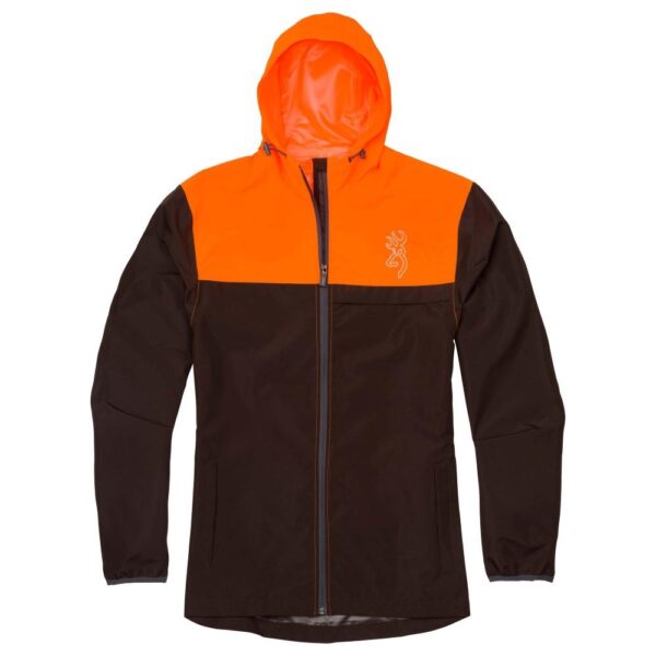 Browning CFS Rain Jacket Blaze/Chocolate S - Precision Shot Firearms