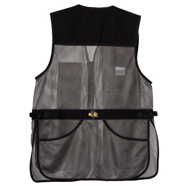 Browning Trapper Creek Mesh Shooting Vest Grey XL - Precision Shot Firearms
