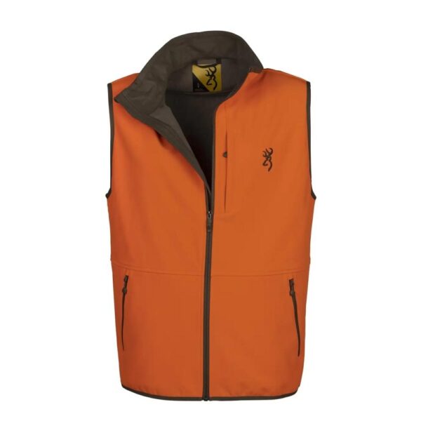 Browning Opening Day Soft Shell Vest Blaze Orange S - Precision Shot Firearms