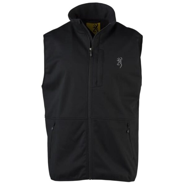 Browning Softshell Vest Black S - Precision Shot Firearms